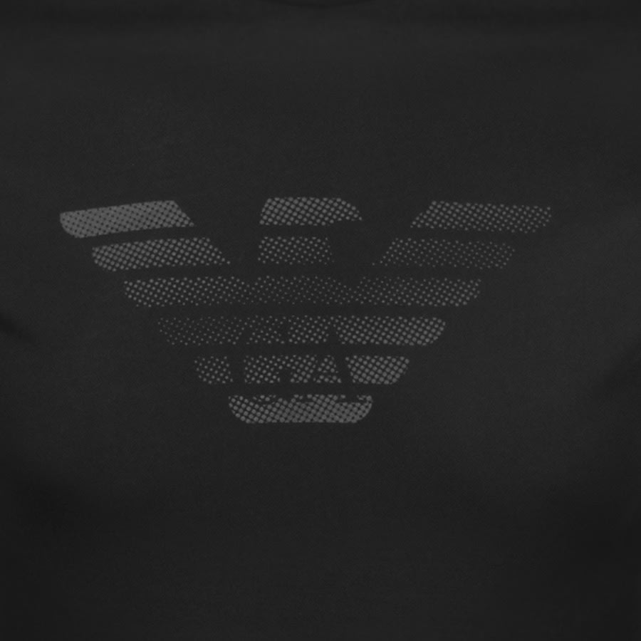 Alternative Image for ProductEmporio Armani Crew Neck Logo T Shirt Black3